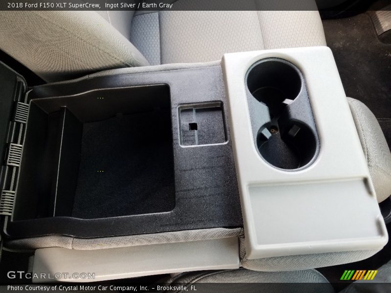 Ingot Silver / Earth Gray 2018 Ford F150 XLT SuperCrew