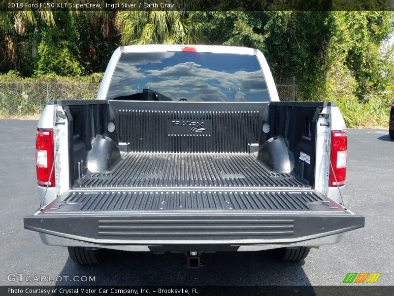 Ingot Silver / Earth Gray 2018 Ford F150 XLT SuperCrew