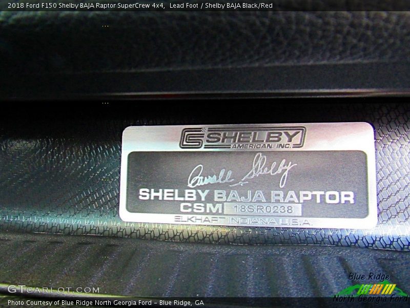 Lead Foot / Shelby BAJA Black/Red 2018 Ford F150 Shelby BAJA Raptor SuperCrew 4x4