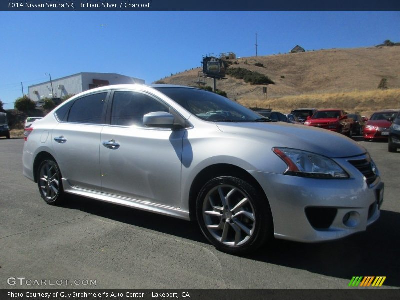 Brilliant Silver / Charcoal 2014 Nissan Sentra SR