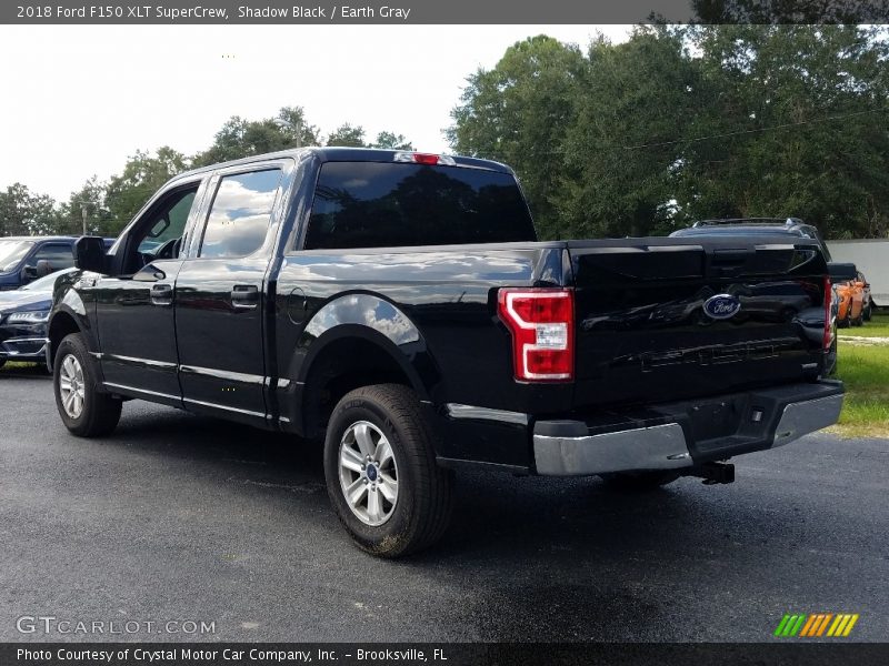 Shadow Black / Earth Gray 2018 Ford F150 XLT SuperCrew