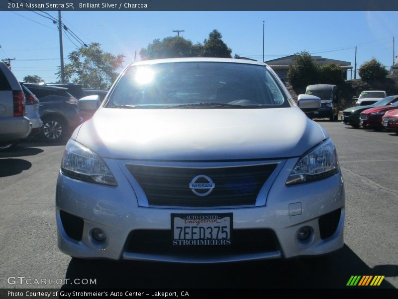 Brilliant Silver / Charcoal 2014 Nissan Sentra SR