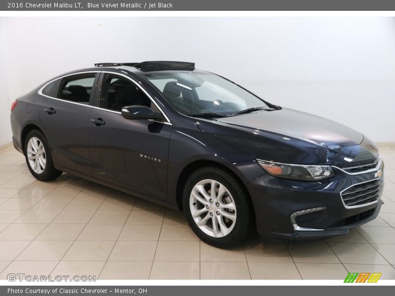 Blue Velvet Metallic / Jet Black 2016 Chevrolet Malibu LT