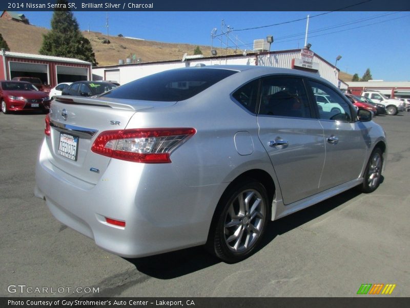 Brilliant Silver / Charcoal 2014 Nissan Sentra SR