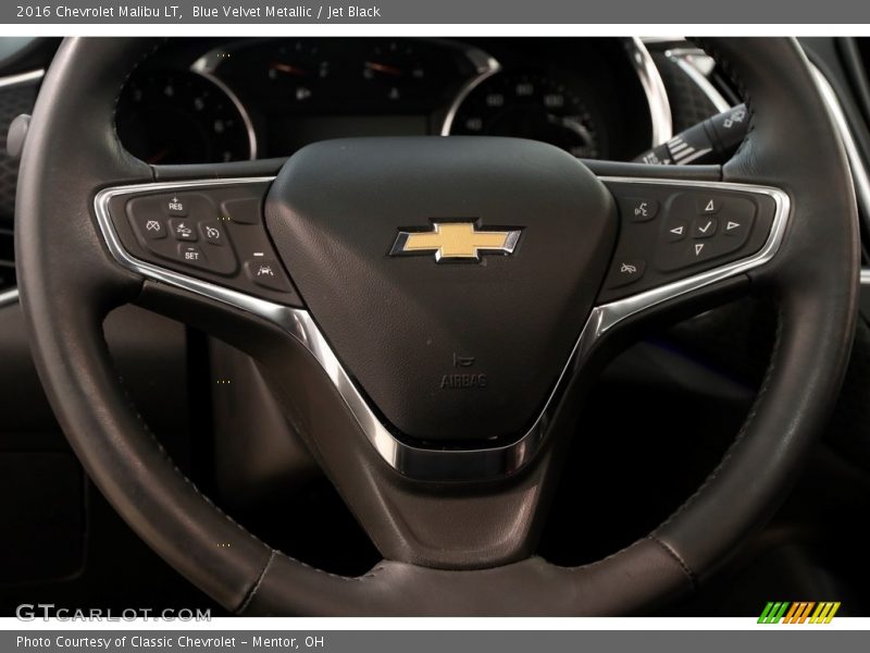 Blue Velvet Metallic / Jet Black 2016 Chevrolet Malibu LT