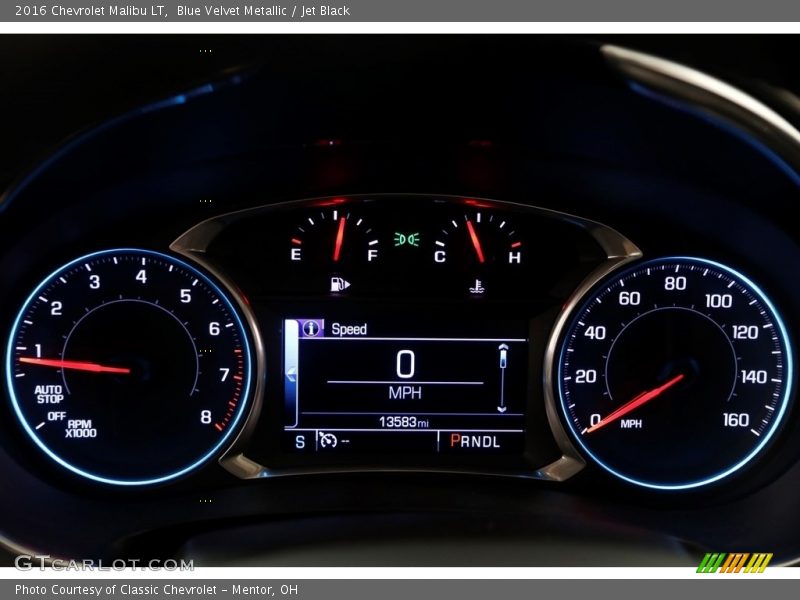 Blue Velvet Metallic / Jet Black 2016 Chevrolet Malibu LT