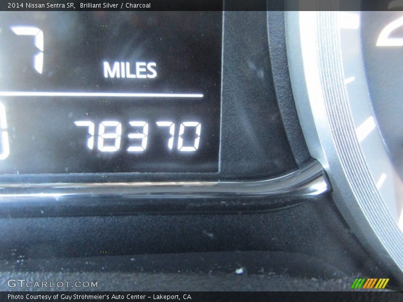 Brilliant Silver / Charcoal 2014 Nissan Sentra SR
