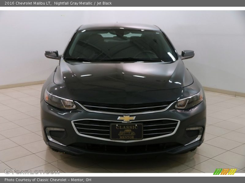 Nightfall Gray Metallic / Jet Black 2016 Chevrolet Malibu LT