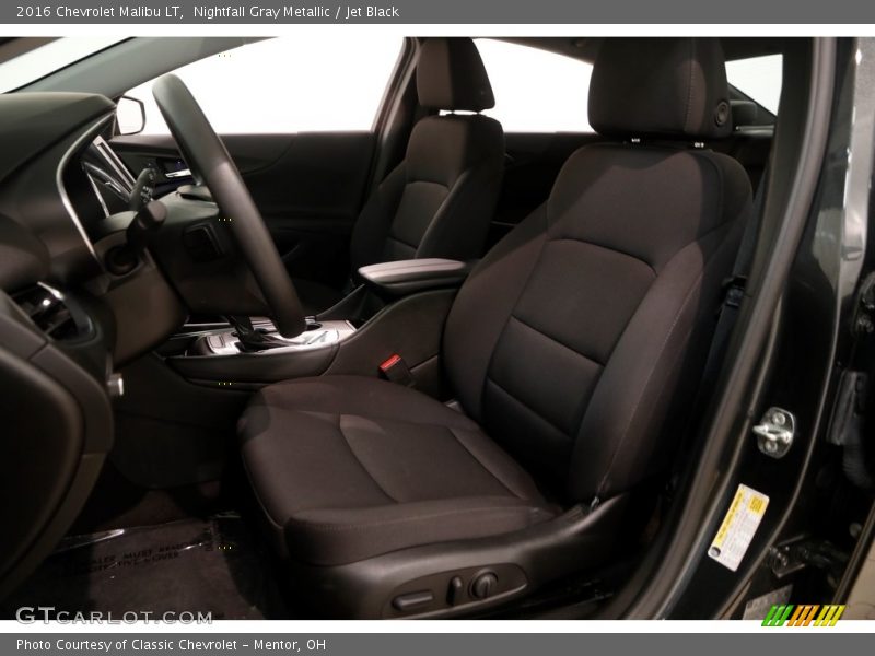 Nightfall Gray Metallic / Jet Black 2016 Chevrolet Malibu LT