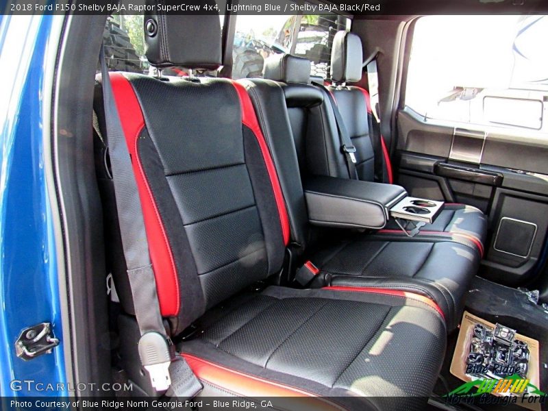 Lightning Blue / Shelby BAJA Black/Red 2018 Ford F150 Shelby BAJA Raptor SuperCrew 4x4