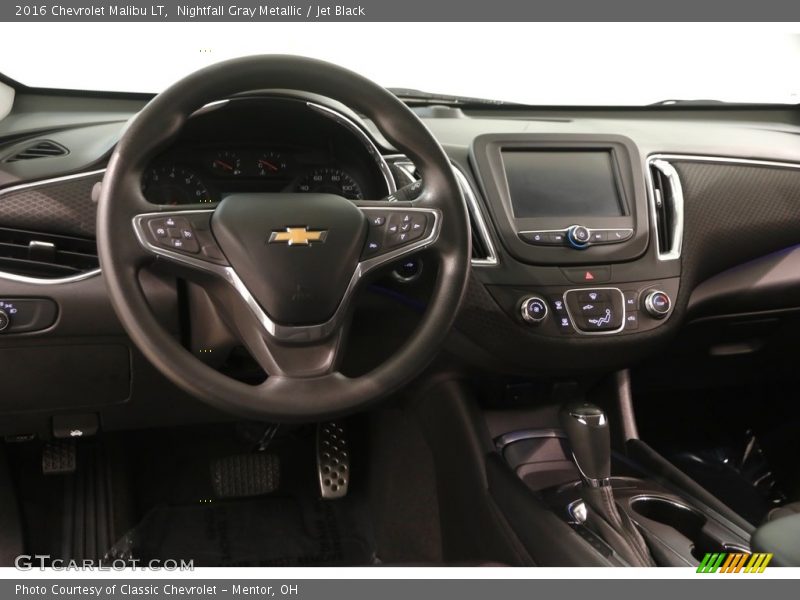 Nightfall Gray Metallic / Jet Black 2016 Chevrolet Malibu LT