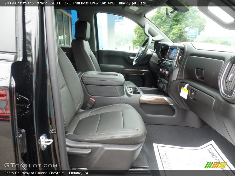Front Seat of 2019 Silverado 1500 LT Z71 Trail Boss Crew Cab 4WD