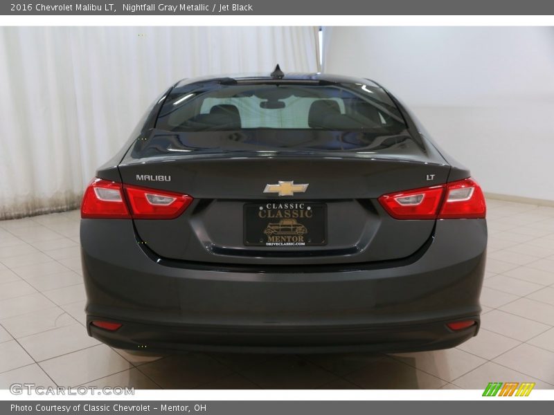 Nightfall Gray Metallic / Jet Black 2016 Chevrolet Malibu LT