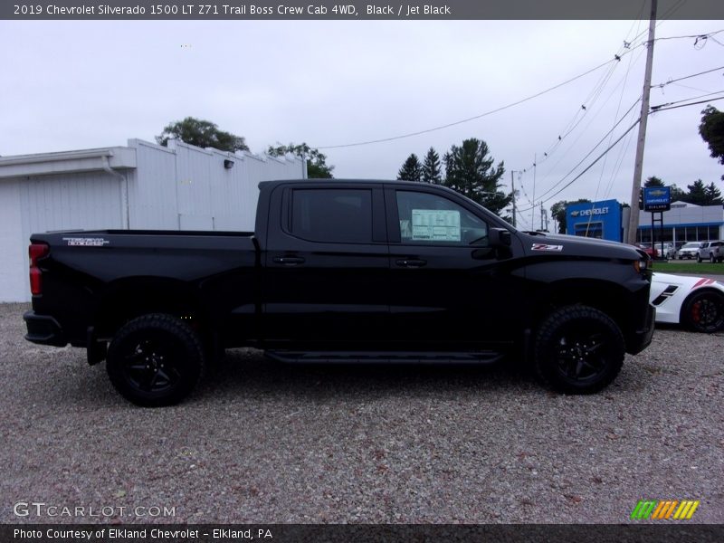 Black / Jet Black 2019 Chevrolet Silverado 1500 LT Z71 Trail Boss Crew Cab 4WD