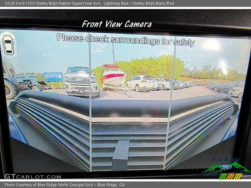 Lightning Blue / Shelby BAJA Black/Red 2018 Ford F150 Shelby BAJA Raptor SuperCrew 4x4