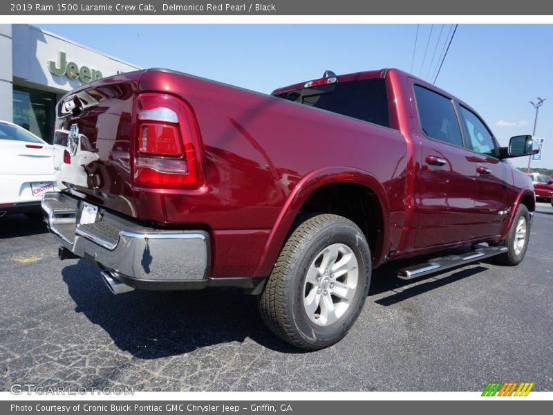 Delmonico Red Pearl / Black 2019 Ram 1500 Laramie Crew Cab