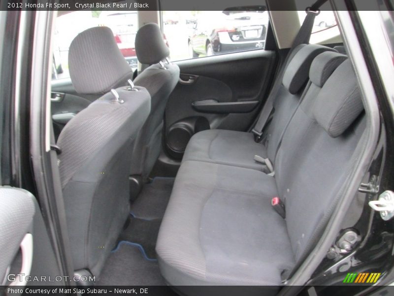 Crystal Black Pearl / Black 2012 Honda Fit Sport