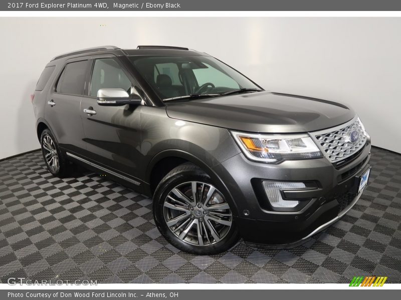 Magnetic / Ebony Black 2017 Ford Explorer Platinum 4WD