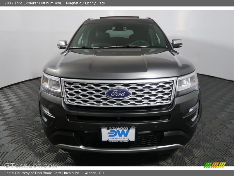 Magnetic / Ebony Black 2017 Ford Explorer Platinum 4WD