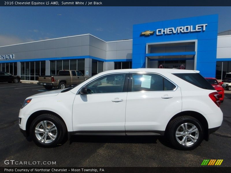 Summit White / Jet Black 2016 Chevrolet Equinox LS AWD