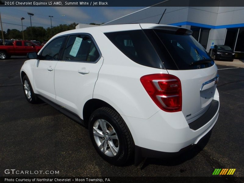 Summit White / Jet Black 2016 Chevrolet Equinox LS AWD