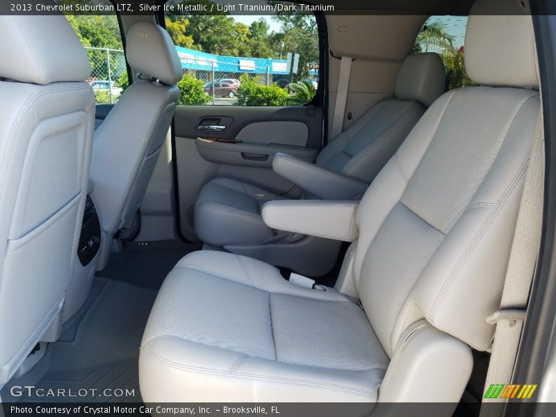 Silver Ice Metallic / Light Titanium/Dark Titanium 2013 Chevrolet Suburban LTZ