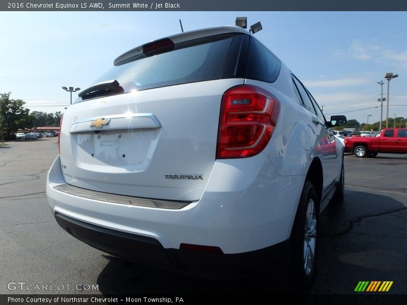 Summit White / Jet Black 2016 Chevrolet Equinox LS AWD