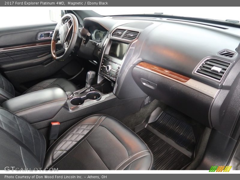 Magnetic / Ebony Black 2017 Ford Explorer Platinum 4WD