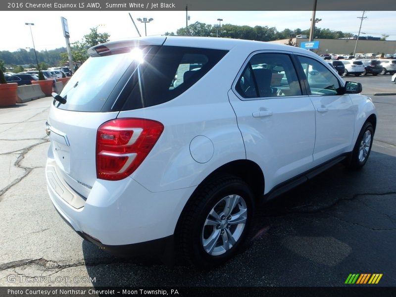 Summit White / Jet Black 2016 Chevrolet Equinox LS AWD