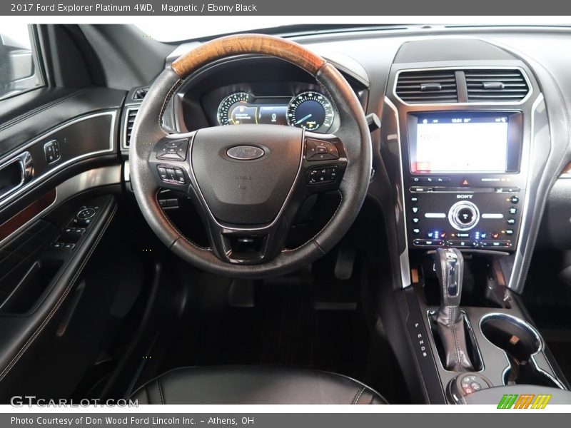 Magnetic / Ebony Black 2017 Ford Explorer Platinum 4WD