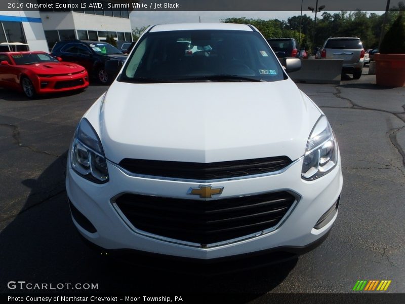 Summit White / Jet Black 2016 Chevrolet Equinox LS AWD