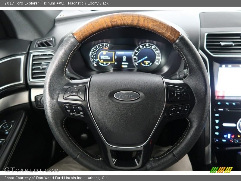 Magnetic / Ebony Black 2017 Ford Explorer Platinum 4WD