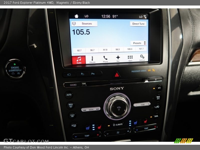 Magnetic / Ebony Black 2017 Ford Explorer Platinum 4WD