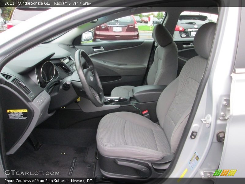 Radiant Silver / Gray 2011 Hyundai Sonata GLS