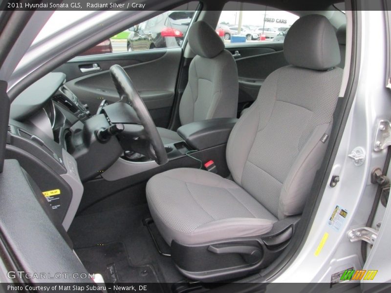 Radiant Silver / Gray 2011 Hyundai Sonata GLS