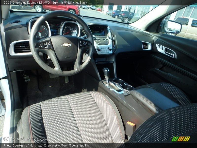 Summit White / Jet Black 2016 Chevrolet Equinox LS AWD