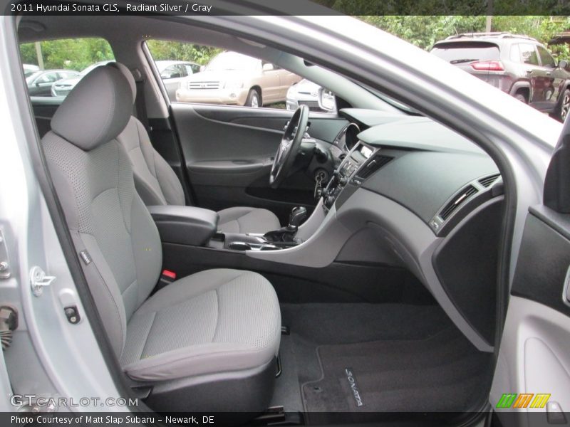 Radiant Silver / Gray 2011 Hyundai Sonata GLS