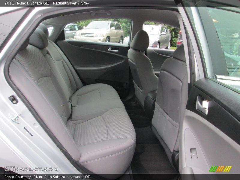 Radiant Silver / Gray 2011 Hyundai Sonata GLS