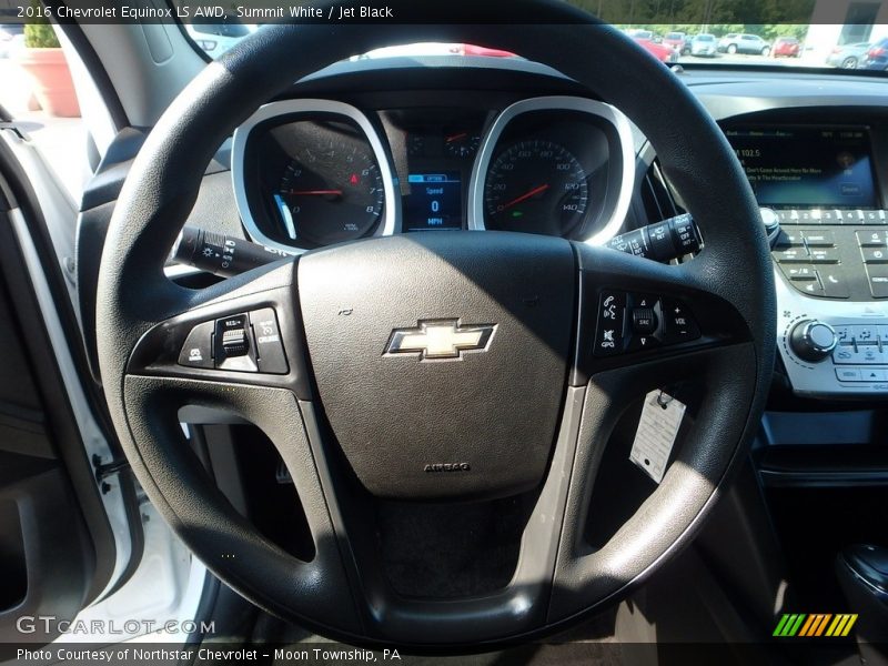 Summit White / Jet Black 2016 Chevrolet Equinox LS AWD