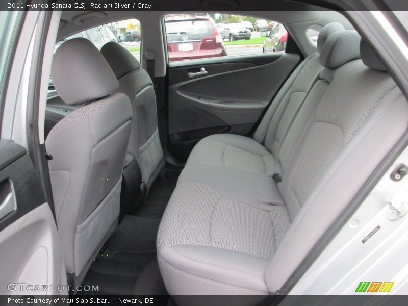 Radiant Silver / Gray 2011 Hyundai Sonata GLS
