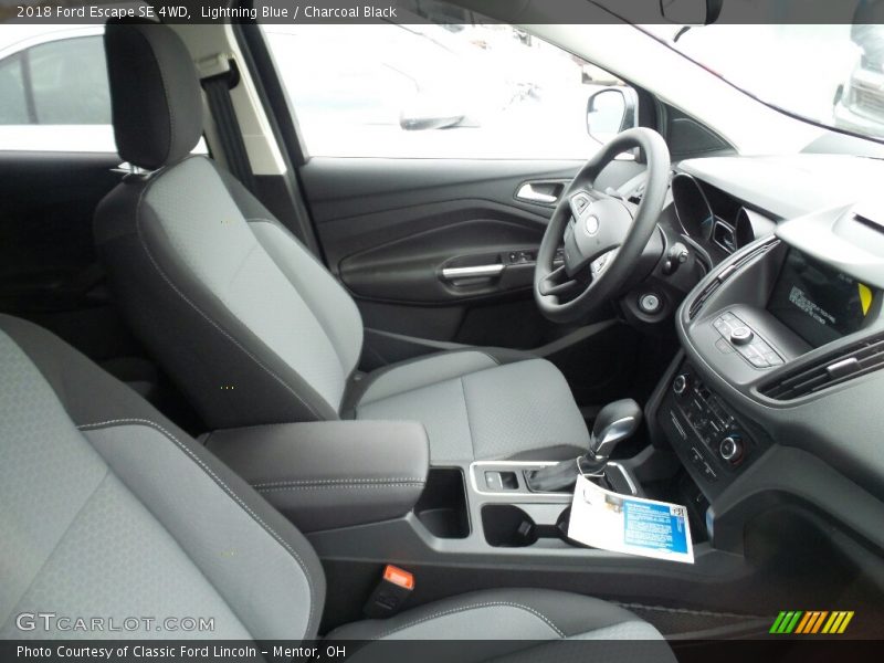 Lightning Blue / Charcoal Black 2018 Ford Escape SE 4WD