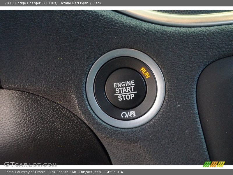 Octane Red Pearl / Black 2018 Dodge Charger SXT Plus