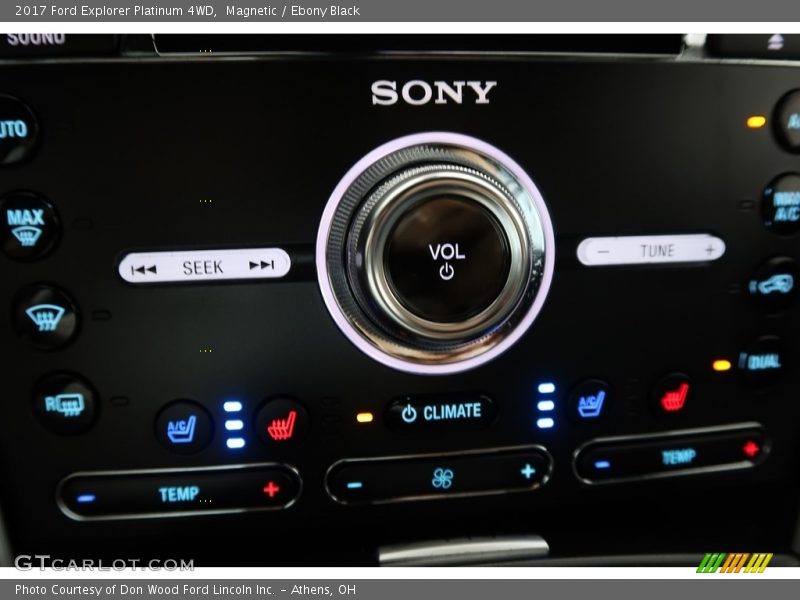 Magnetic / Ebony Black 2017 Ford Explorer Platinum 4WD