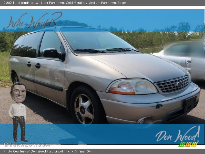 Light Parchment Gold Metallic / Medium Parchment Beige 2002 Ford Windstar LX