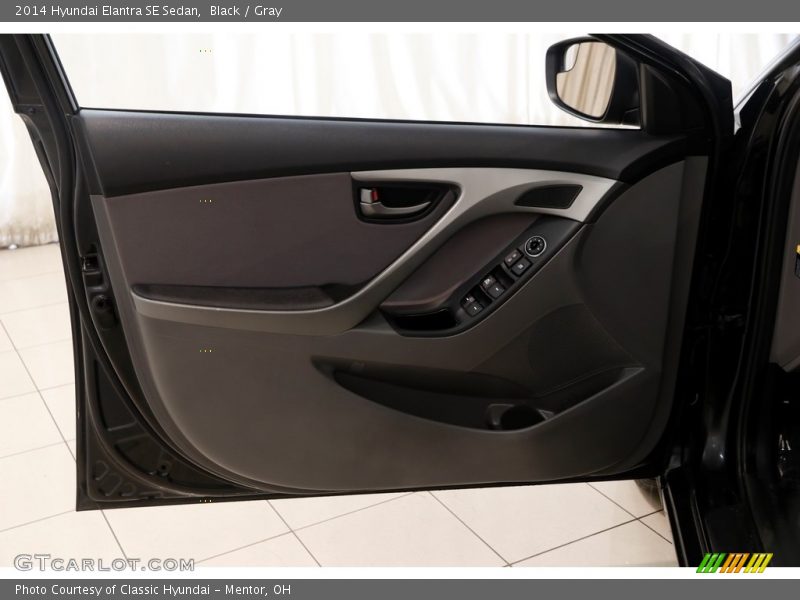 Black / Gray 2014 Hyundai Elantra SE Sedan