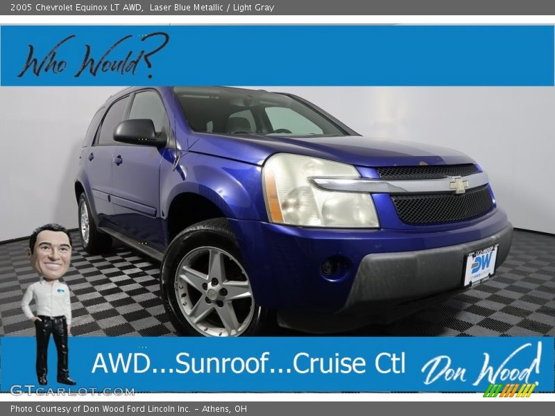 Laser Blue Metallic / Light Gray 2005 Chevrolet Equinox LT AWD