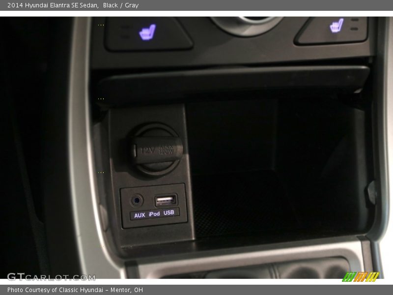 Black / Gray 2014 Hyundai Elantra SE Sedan