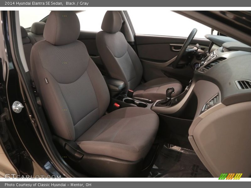 Black / Gray 2014 Hyundai Elantra SE Sedan