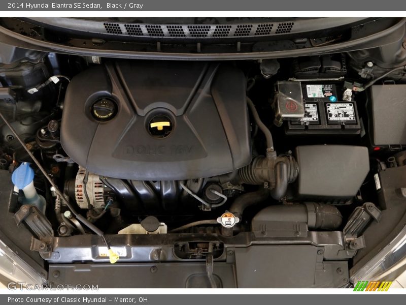 Black / Gray 2014 Hyundai Elantra SE Sedan