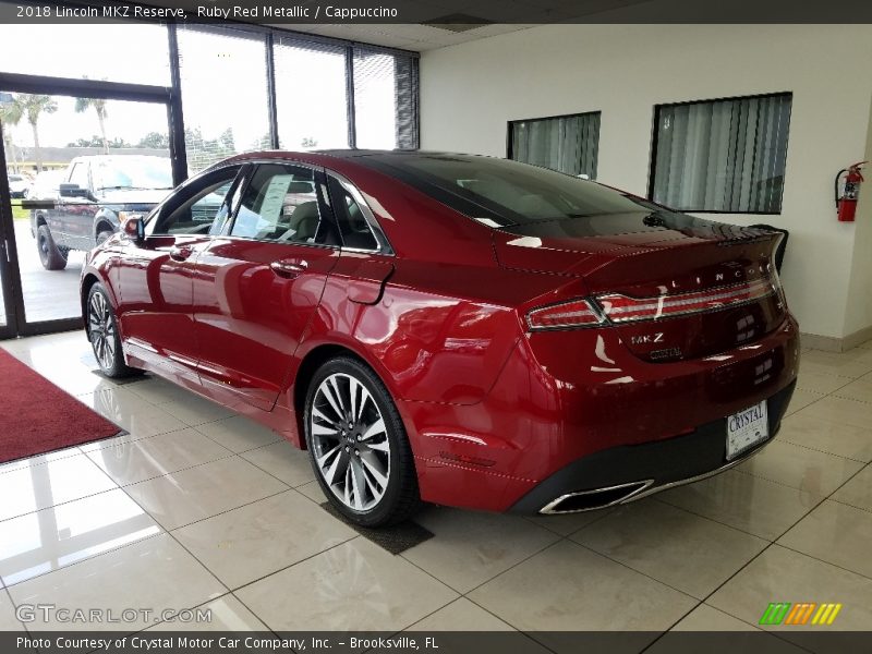 Ruby Red Metallic / Cappuccino 2018 Lincoln MKZ Reserve